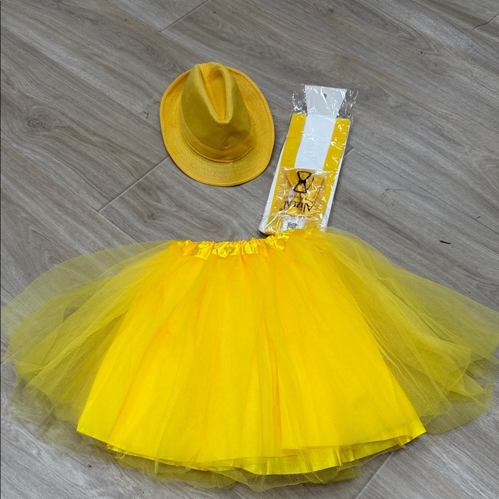 Yellow Tutu Costume Set for Kids